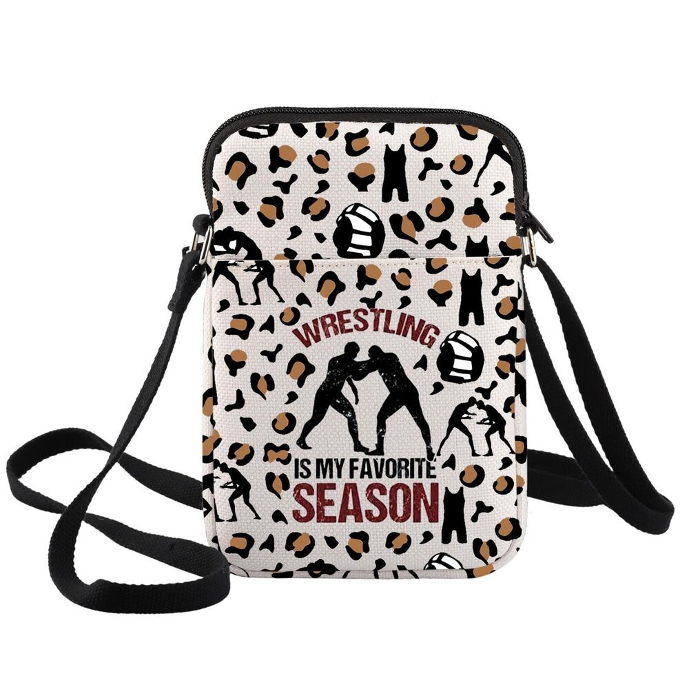 4760 Wrestling Crossbody Bag Wrestler Gift Wrestling Is My Favorite Season